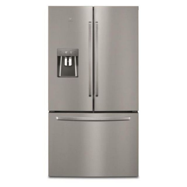 Réfrigérateur américain Electrolux ELECTROLUX EN6086MOX-Réfrigérateur multiportes-536 L (417 + 119 L)-Froid total no frost-A++-L 91,2 x H 177,6 cm-Inox