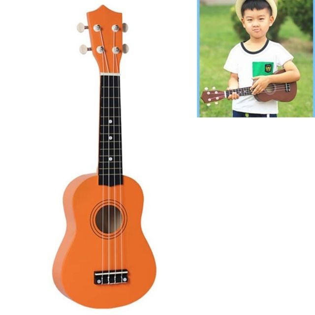 Wewoo - Orange Ukulele Enfants Musical Instrument d'Illumination Wewoo  - Accessoires instruments à cordes