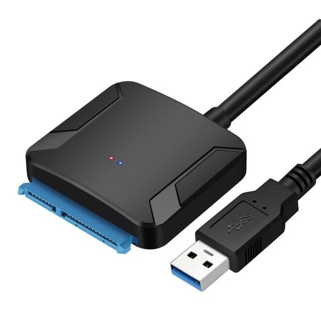 Wewoo - Adaptateur de câble professionnel SATA vers USB 3.0, connecteur d'extension disque dur SSD 2,5 / 3,5 pouces Wewoo - Câble et Connectique