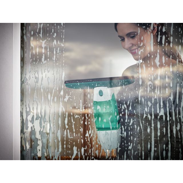 Laveur de vitres Kit Aspirateur lave-vitres Dry & Clean avec manche et mouilleur et buse - 51016