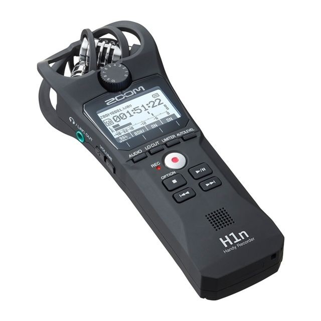 Wewoo Enregistreur vocal Mini-enregistreur ACL monochrome LCD ZOOM H1N, carte de support TF, enregistrement, transcription et contrôle la vitesse sans restriction