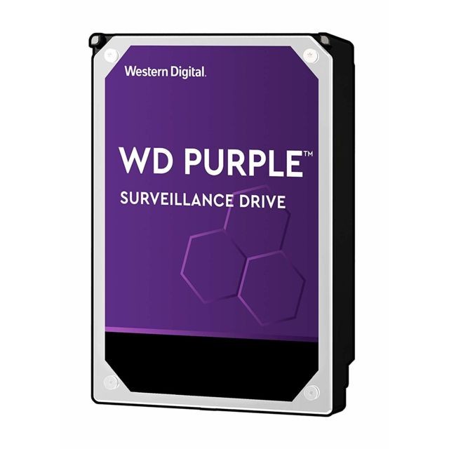 Western Digital - WD PURPLE 12 To - 3.5'' SATA III 6 Go/s - Cache 256 Mo - Violet - Disque Dur interne 3.5" Disque Dur interne