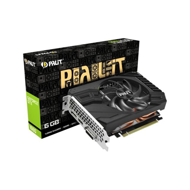 Palit - Geforce GTX 1660 - STORMX - 6 Go - Carte Graphique NVIDIA 6 go