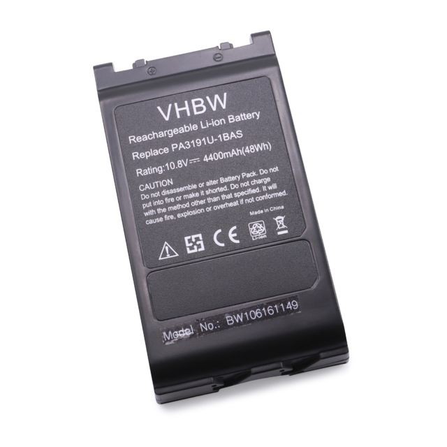 Vhbw - vhbw Li-Ion Batterie 4400mAh (10.8V) noire pour ordinateur, pc Toshiba Portege M400 Tablet PC-Serie, M405 comme PA-3191U-3BRS, PABAS012. Vhbw  - Accessoire Ordinateur portable et Mac