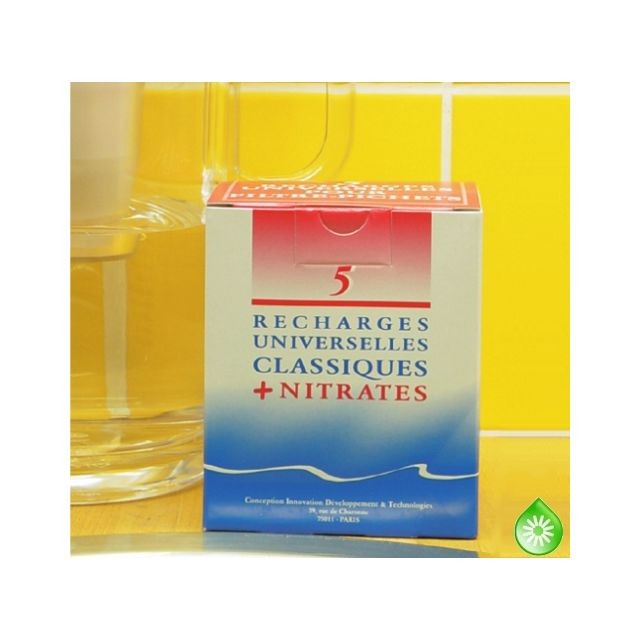 Cidt 5 recharges filtrantes (filtre Classique + Nitrates) - HYDROPURE  RCN