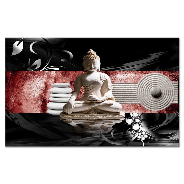 Tableaux, peintures Declina Vente cadre bouddha déco zen élégante sur toile imprimée - Declina