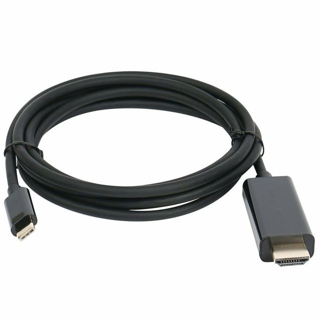 Cabling - CABLING® 5M Câble USB C vers HDMI 4k@60Hz Câble HDMI Thunderbolt 3 Compatible avec 2019 MacBook Pro/Air/ 2018 iPad Pro,Galaxy S10 S10+ S9 S8+,Note 10/ - Câble et Connectique Cabling