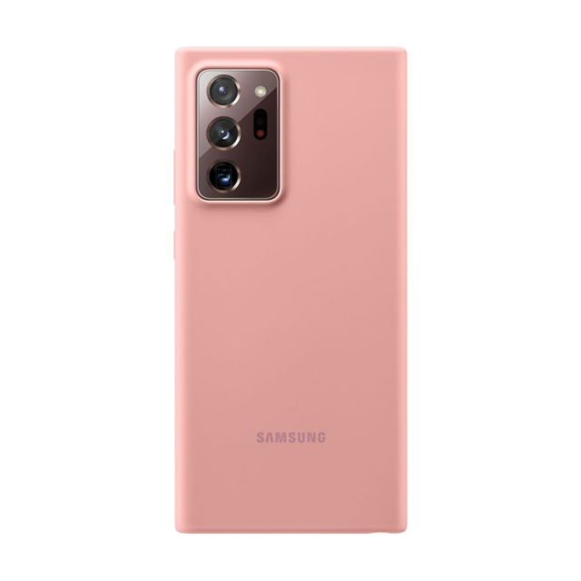 Samsung - Coque en silicone pour Samsung Galaxy Note20 Ultra 5G - Mystic Bronze - Accessoire Smartphone