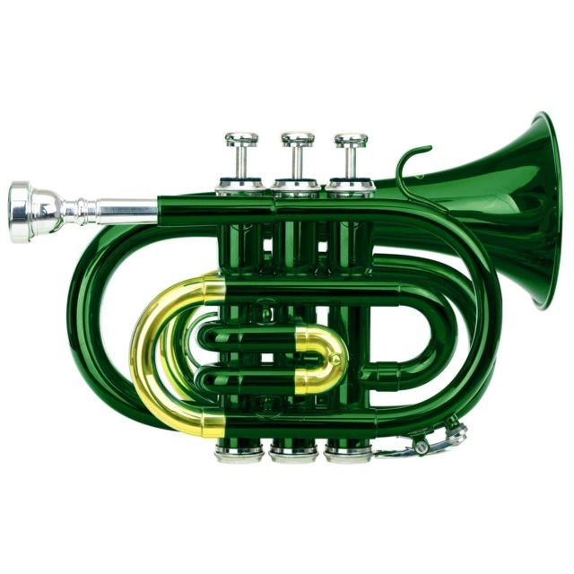 Classic Cantabile - Classic Cantabile Brass TT-400 B-trompette de poche vert - Trompettes