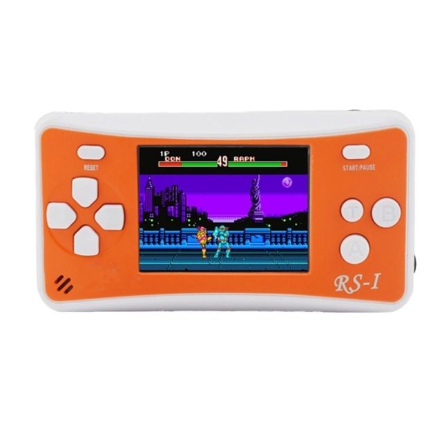 Wewoo - Console de poche Orange de jeu portative rétro RS-1, écran LCD couleur True Bits de 2,5 pouces, jeux intégrés de 152 sortes Wewoo  - Console retrogaming Wewoo