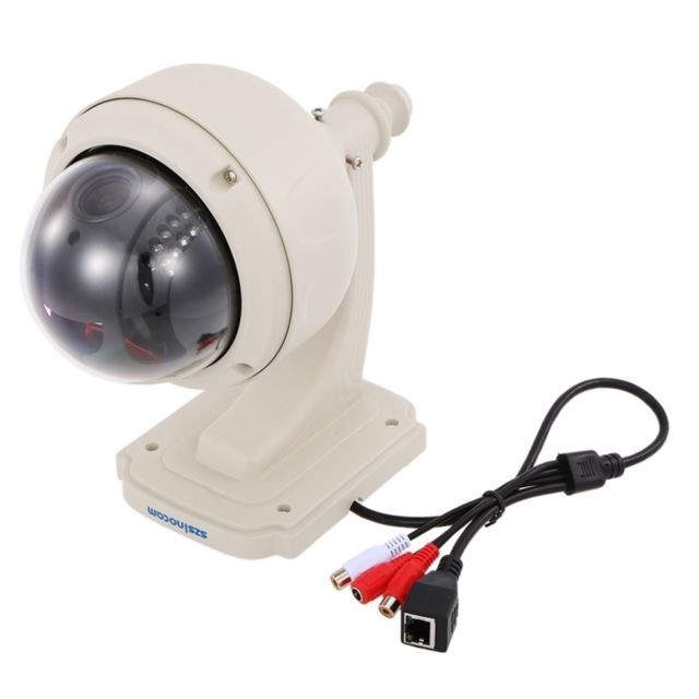 Wewoo Caméra IP Motorisée SN-HSP-4006 1080P 1/3 pouces H.264 IR-Cut 4X Zoom Auto Focus Lentille Étanche WiFi IP PTZ Dôme, Vision Nocturne Détection de Mouvement, IR Distance: 30m
