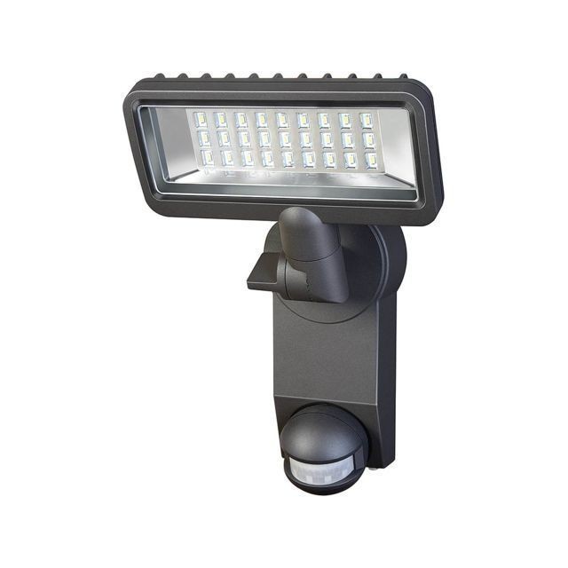 Lampes portatives sans fil Brennenstuhl Brennenstuhl Projecteur à LED Premium City SH2705 PIR 18W 10 m IP44