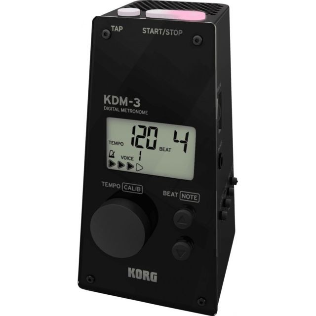 Korg - Korg KDM-3 - Métronome Traditionnel avec haut-parleur résonant noir - Métronomes