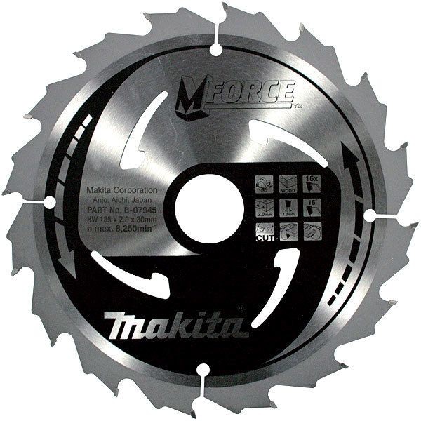 Makita - Lame carbure Ø 235 mm ''MForce'' pour bois pour scies circulaires MAKITA- B-07995 - Scier & Meuler