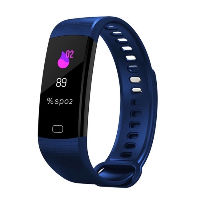 Wewoo - Bracelet connecté bleu foncé 0,96 pouces Smart Bluetooth écran couleur 4.0, IP67 imperméable à l'eau, Mode Sports de soutien / Moniteur de fréquence cardiaque / de sommeil / Rappel d'information, Compatible avec Android et système iOS Wewoo  - Objets connectés