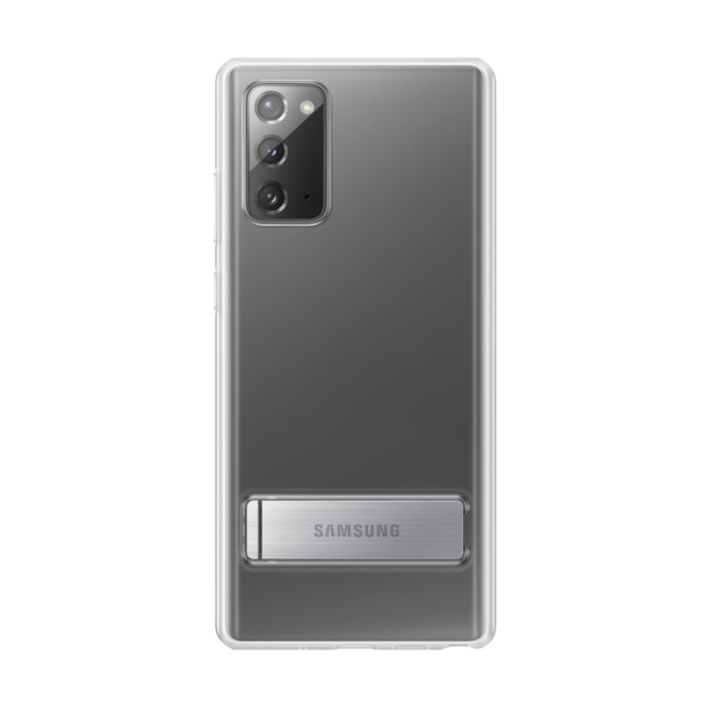 Samsung - Coque transparente avec pied retractable pour Samsung Galaxy Note20 - Accessoire Smartphone
