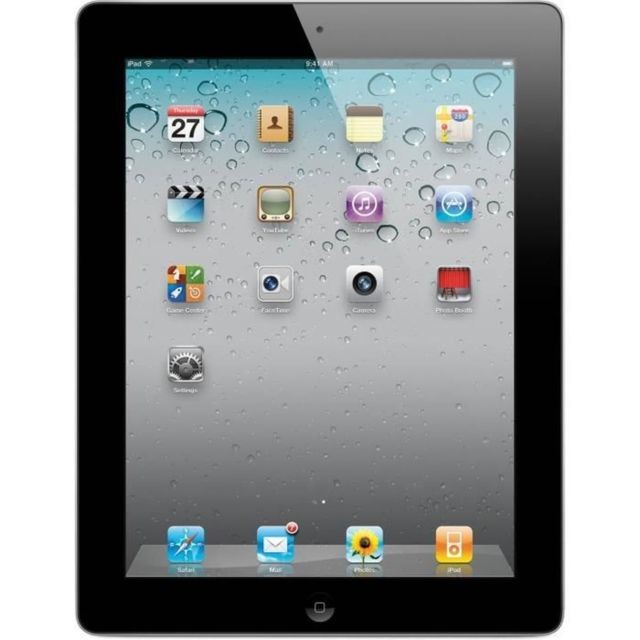 Apple - iPad 2 - 16 Go - Wifi - Noir - Reconditionné Très bon état - iPad iPad