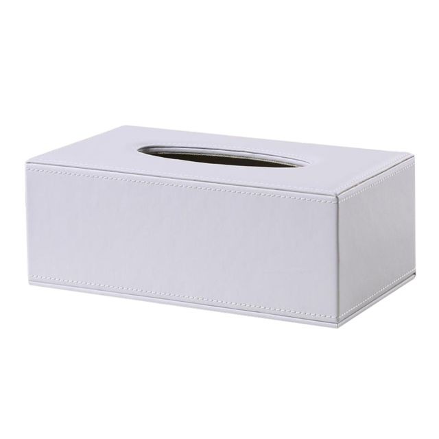 marque generique - boîte à mouchoirs distributeur étui porte serviettes de table bureau à domicile accessoire de voiture blanc marque generique  - Meubles de salle de bain marque generique