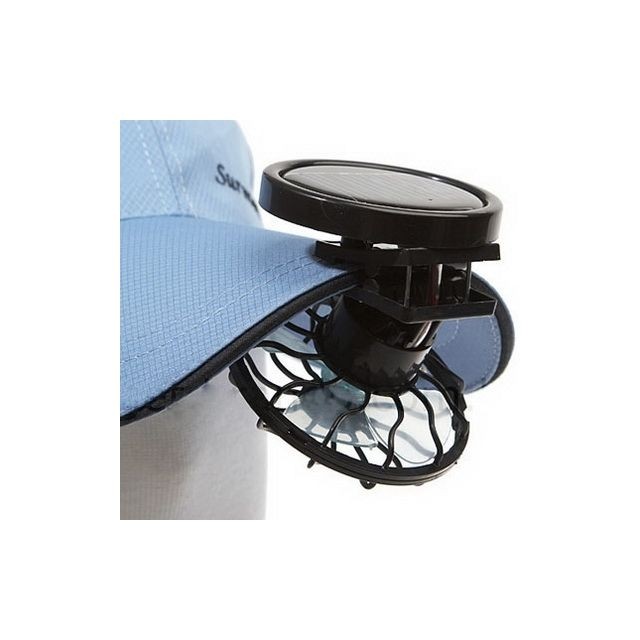 Wewoo - Mini ventilateur à refroidissement par noir énergie solaire Clip-on Cool Fan Wewoo   - Ventilateur solaire