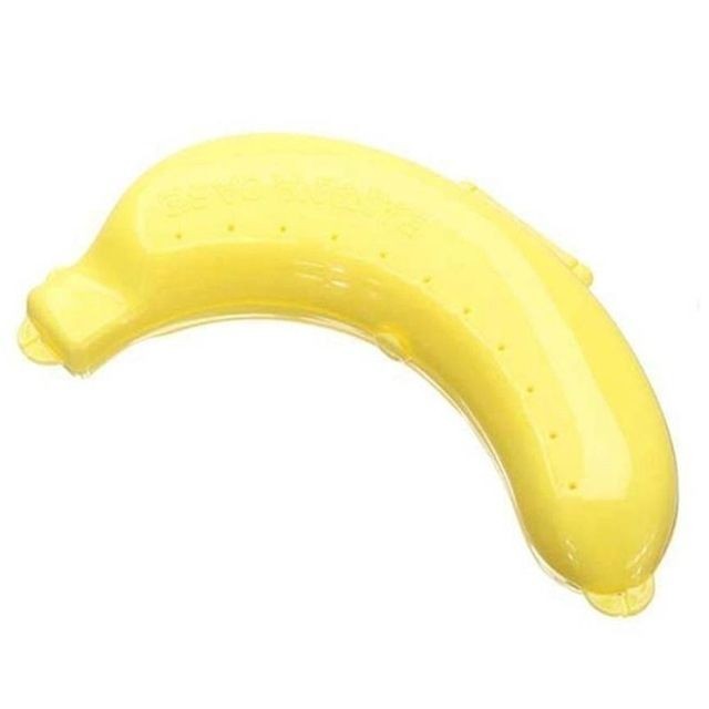 Boîte de rangement Wewoo 2 PCS Mignon 3 Couleurs Fruit Banane Protecteur Boîte De Rangement Conteneur À Lunch pour Enfants JAUNE