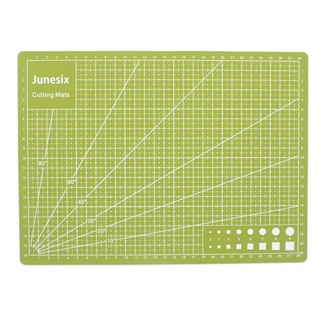 marque generique - a4 tapis de coupe antidérapant imprimé lignes de grille Conseil artisanat vert marque generique  - Affleureuses, plaqueuses de chants