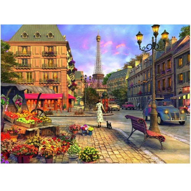Ravensburger - Puzzle 500 pièces : Promenade dans Paris Ravensburger  - Puzzle paris