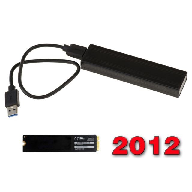Kalea-Informatique - Boitier Aluminium USB 3.0 Pour SSD MACBOOK ANNEE 2012 SSD 8+18 PIN ANNEE 2012 SSD 8+18 PIN Kalea-Informatique  - Accessoires SSD