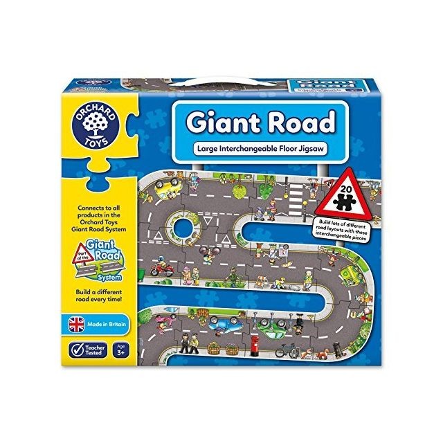Orchard Toys - Orchard Toys Giant Road Jigsaw Floor Puzzle (20 Piece) Orchard Toys  - Orchard Toys