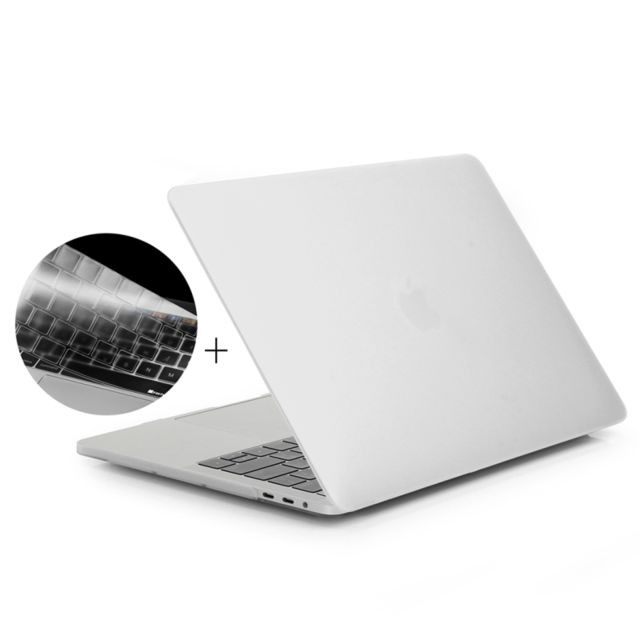Wewoo - Housse Étui blanc pour 2016 MacBook Pro 15,4 pouces avec Touchbar A1707 2 en 1 Coque de protection en plastique dur givré + US Version Ultra-mince TPU Protecteur clavier Wewoo - Claviers pour tablette Accessoires et consommables