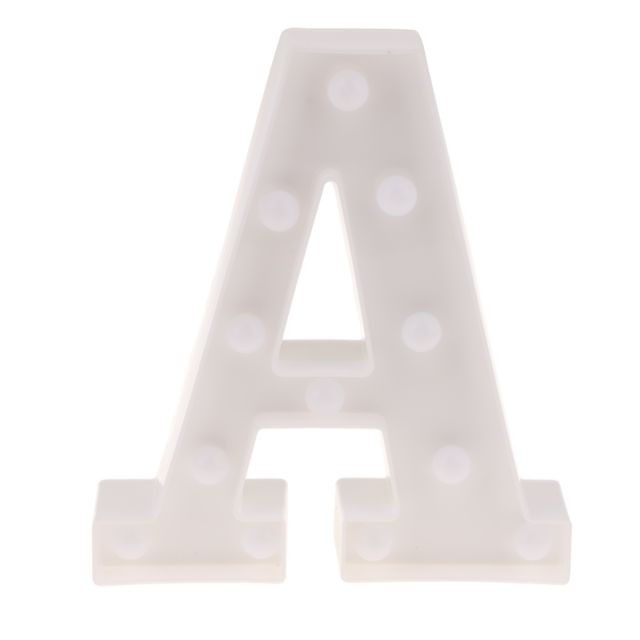 marque generique - Creative LED Alphabet Light Marquee Letter Light Alphabet Light Up Sign A marque generique  - Bonnes affaires Décoration