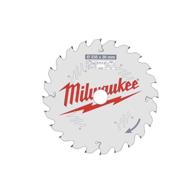 Milwaukee - Lame scie Universel MILWAUKEE 24 dents 2.4x235mm 4932471305 Milwaukee  - Accessoires sciage, tronçonnage