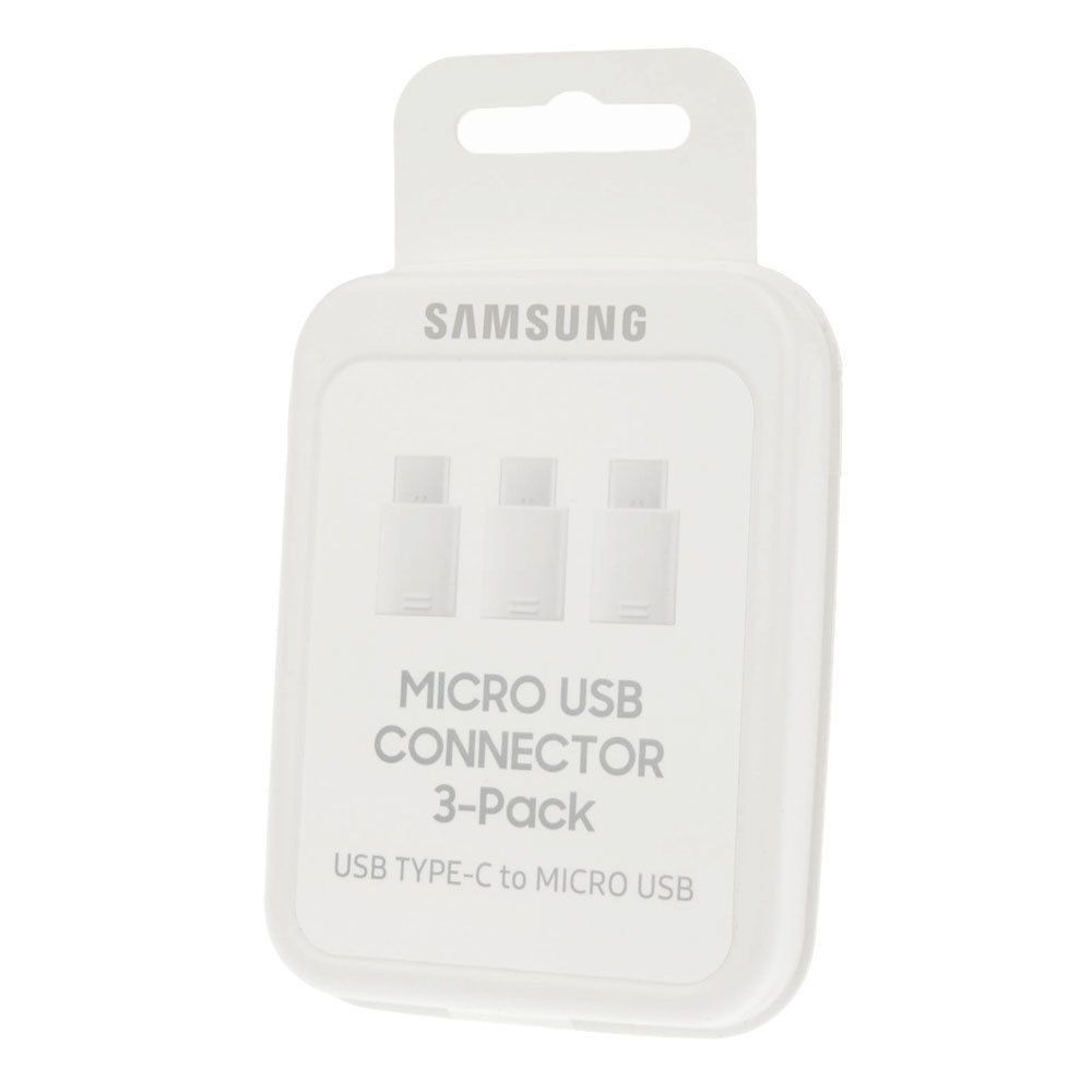 Câble USB Samsung Samsung usb type c micro USB x3 Adapter -Blanc