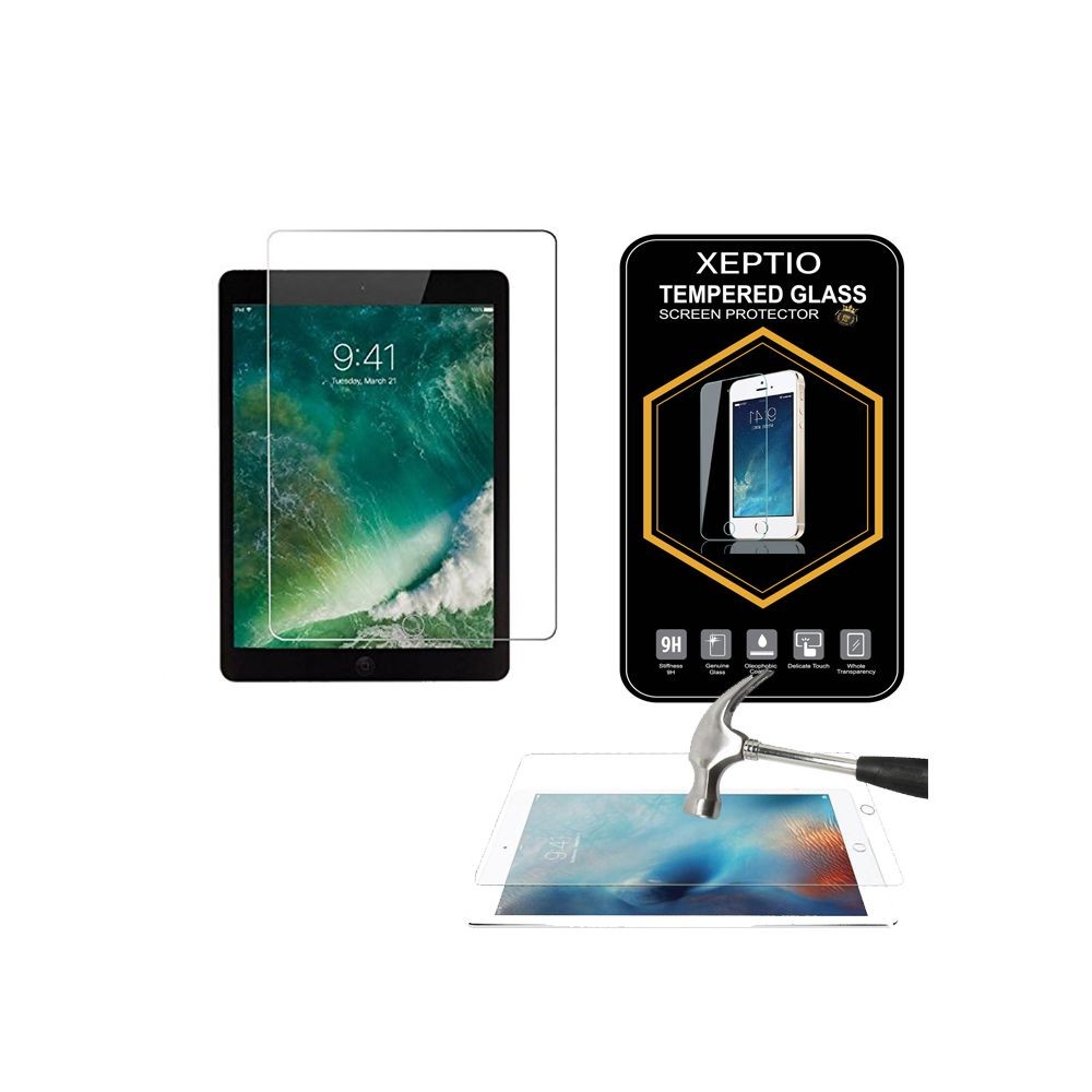 Xeptio - Nouvel Apple iPad 9.7 2017 / iPad 9,7 2018 Wifi/4G/LTE : Protection  d'écran en verre trempé - Tempered glass Screen protector / Films vitre  Protecteur d'écran tablette New IPad 9.7