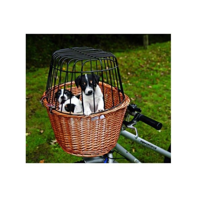 Equipement de transport pour chat Trixie TRIXIE Panier vélo avec grille pour chien - TRI4011905028064