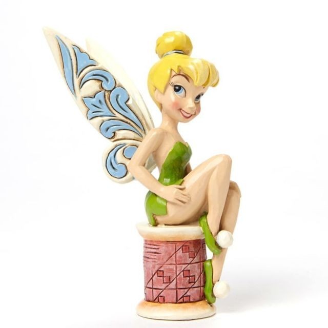 Disney - Figurine Fée Clochette sur Bobine - Disney Traditions Jim Shore Disney  - Nos Promotions et Ventes Flash