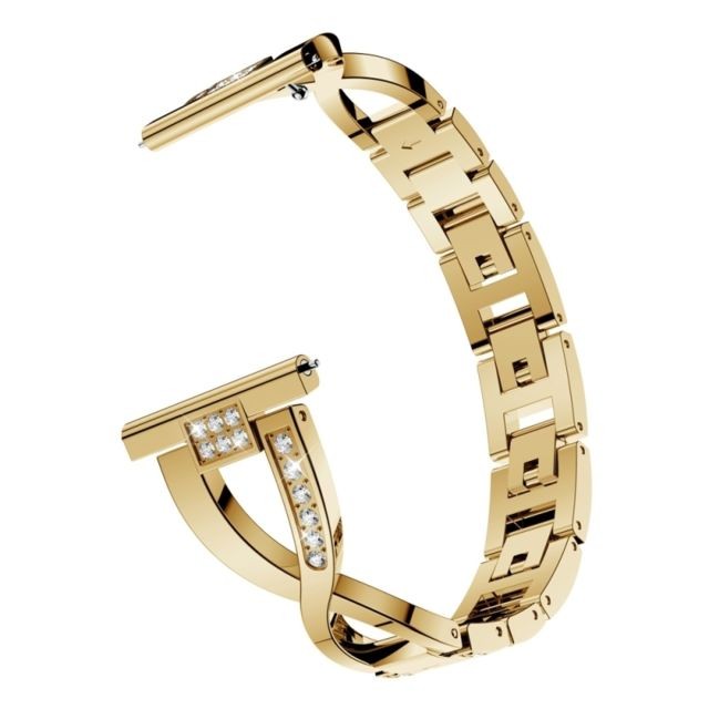 Wewoo - Bracelet de montre en acier inoxydable forme X avec pour la Galaxy active 20 mm (or) Wewoo  - Montre et bracelet connectés