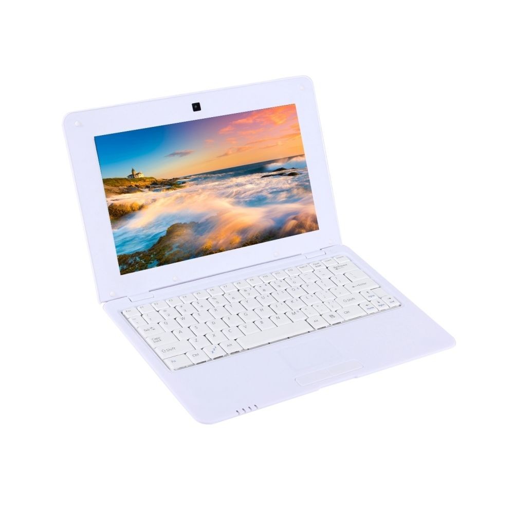 Wewoo Ordinateur Portable blanc 10.1 Netbook PC, 10 pouces, 1 Go + 8 Go, Android 5.1 ATM7059 Quad Core 1,6 GHz, BT, WiFi, HDMI