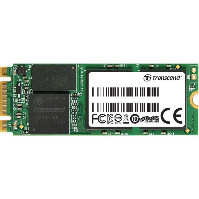 Transcend - 64 Go - M.2 2260 SSD - SATA 3 - MLC Transcend - Disque SSD