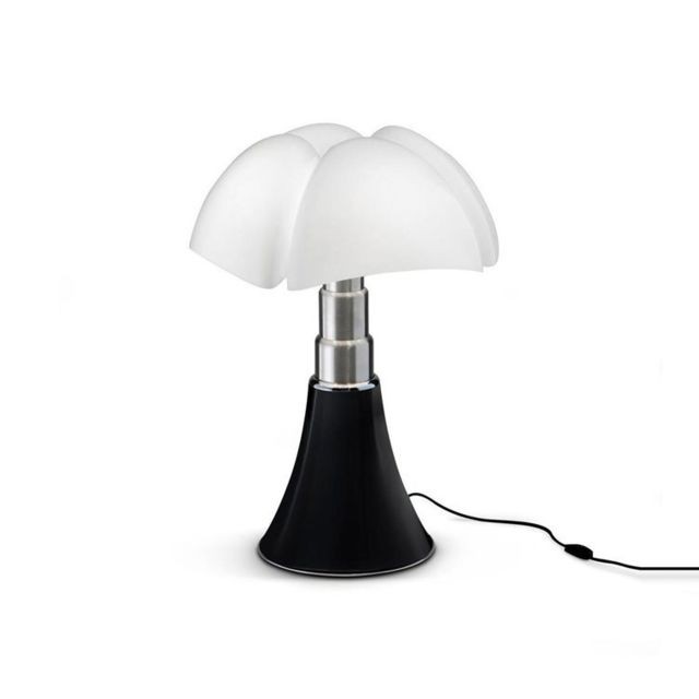 Lampes à poser Martinelli Luce MINI PIPISTRELLO-Lampe LED H35cm Noir Mat Martinelli Luce - designé par Gae Aulenti