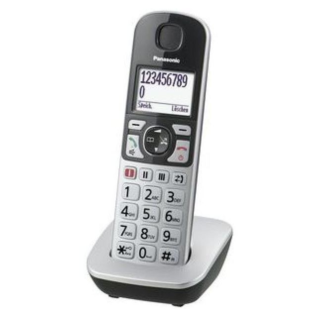 Panasonic - Panasonic KX-TGE510GS silber-schwarz - Téléphone fixe sans fil