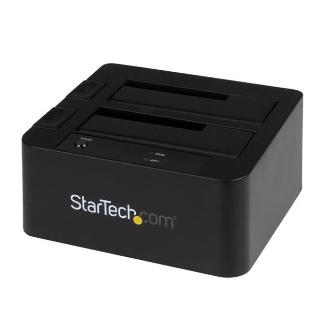 Startech - StarTech.com Station d'accueil USB 3.0 / eSATA pour 2 disques durs SATA III de 2,5 / 3,5 - Dock HDD / SSD avec UASP - Adaptateur et Dock pour Disque Dur Externe