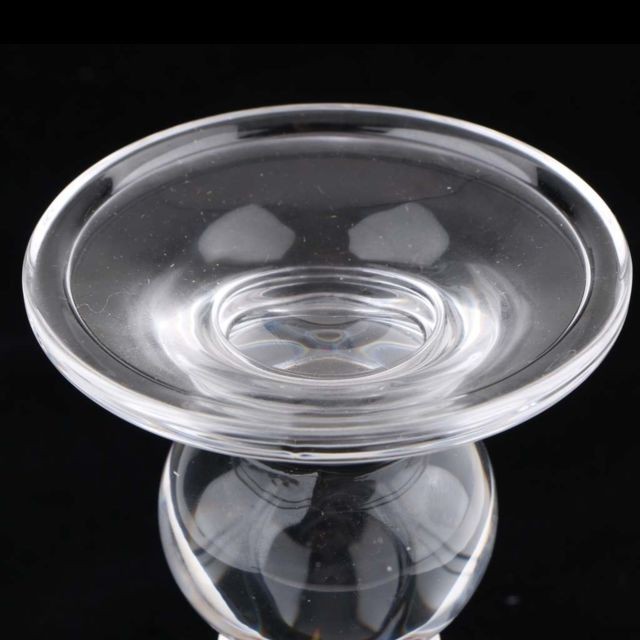 marque generique verre clair conique bougie votive photophore chandelier candélabre 5 pouces