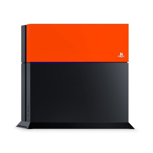 Sony - PS4 CUSTOM FACEPLATES NEON ORANGE - Autres accessoires PS4