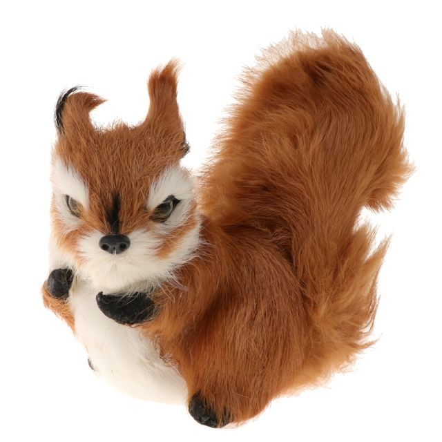 marque generique - poupée en peluche simulation petit écureuil pour cadeaux d'anniversaire pour enfants marque generique  - Décoration