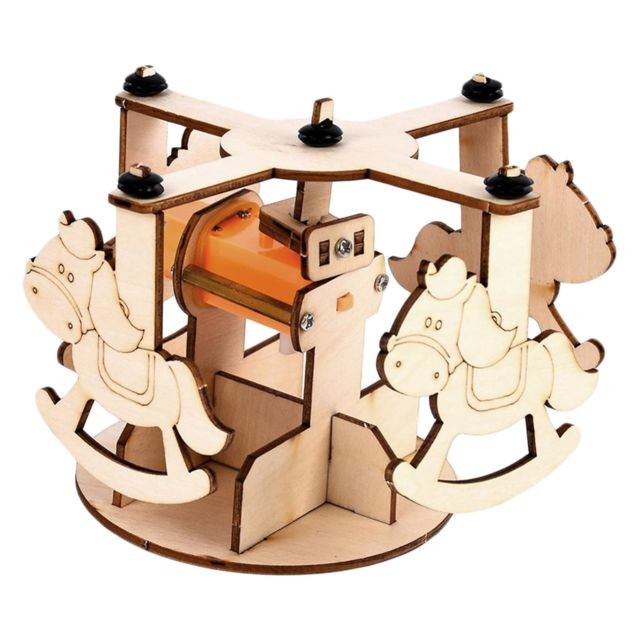 marque generique - Puzzles Jouets mécaniques manège en bois marque generique  - Puzzles 3D