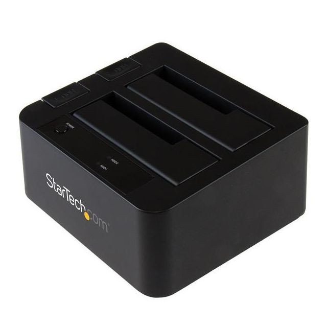 Startech - Station d'accueil USB 3.1 (10 Gb/s) pour 2 disques durs SATA de 2,5 / 3,5 pouces - Câble et Connectique