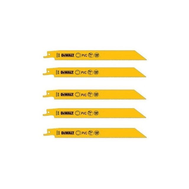Dewalt - DEWALT 5 Lames de scies sabres pour le bois 152mm - DT2344 Dewalt - Scier & Meuler