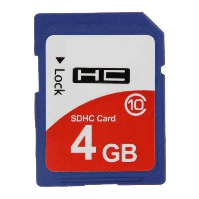 Wewoo - Carte mémoire SDHC 4 Go haut débit classe 10 capacité réelle de 100% - Soldes SSD Interne