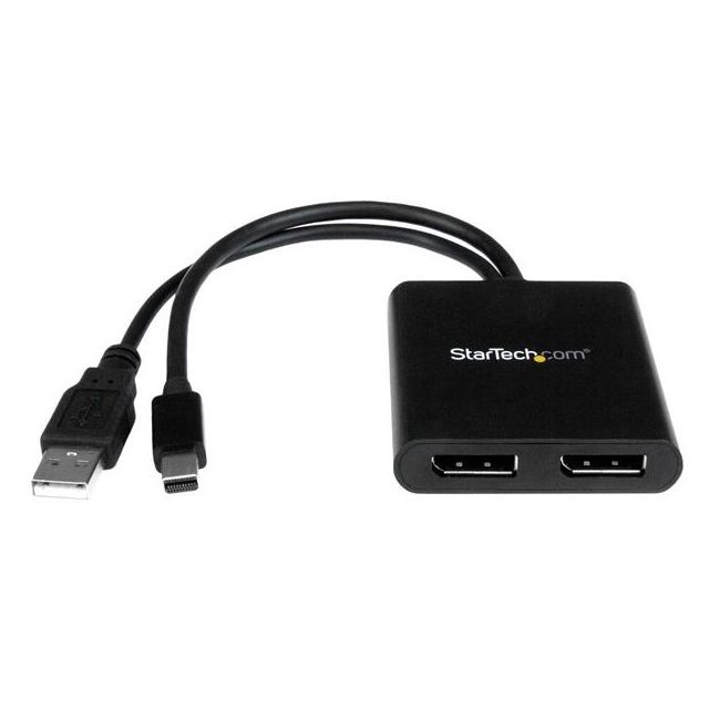 Startech - StarTech.com Splitter multi-écrans Mini DisplayPort vers 2x DisplayPort - Hub MST à 2 ports - Convertisseur Audio et Vidéo