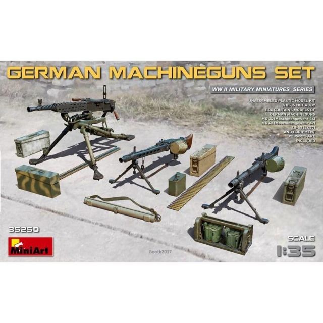Mini Art - German Machineguns Set - Accessoire Maquette Mini Art  - Accessoires maquettes